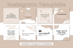 Self Love Quotes | Canva Quotes | Editable Instagram Quotes Product Image 6