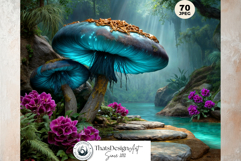 Sunken Palace Underwater Fantasy Ruins Digital Paper Pages Product Image 3