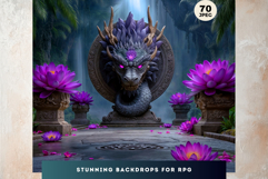 Sunken Palace Underwater Fantasy Ruins Digital Paper Pages Product Image 8