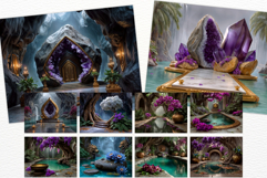 Sunken Palace Underwater Fantasy Ruins Digital Paper Pages Product Image 9