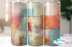Minimalist Abstract Painting 20 oz Skinny Tumbler Wrap Product Image 1