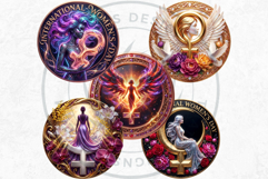 International Women's Day Round Cliparts &amp; Backgrounds PNG Product Image 10