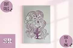 3D Day of the dead svg |paper cutting | Sugar skull Product Image 4