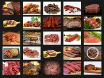 200 MEAT, FOOD DIGITAL PHOTOSHOP OVERLAYS, BACKGROUNDS Product Image 3