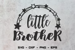Little brother svg, Little bro svg, Baby boy svg Product Image 1