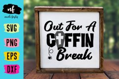Out For A Coffin Break Halloween SVG Cut File Product Image 1