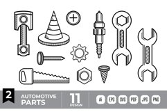 Automotive parts vector bundle Product Image 1