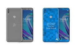 Asus Zenfone Max Pro M1 Vinyl Skin Design Mockup 2018 Product Image 2