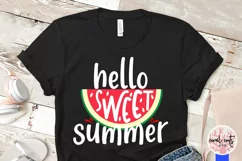 Hello sweet summer - Summer SVG EPS DXF PNG Cut File Product Image 3