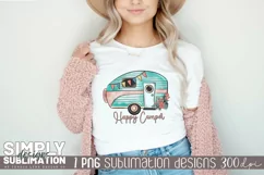 Happy Camper Sublimation Png | Summer Vacation Png Product Image 4