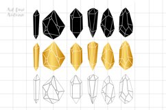 Crystal svg, Celestial svg for Cricut and Silhouette, PNG Product Image 2