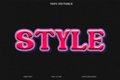 Editable Neon Style Text Effect Product Image 1
