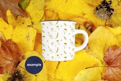 Autumn Fall Camping mug mockup, Full wrap camping mug mockup Product Image 4
