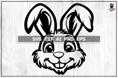 Easter Bunny SVG, Cute Baby animal Cut file Product Image 1