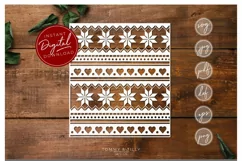 Christmas Pattern No.2 - SVG EPS DXF PNG PDF JPG Cut File Product Image 3