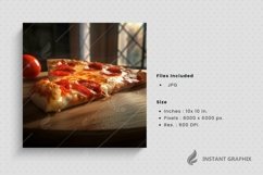 Freshly Italian pizza with Mozzarella cheese slice Product Image 1