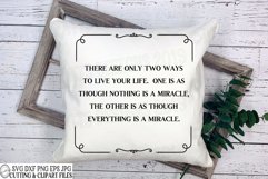 There are only two ways to live life | Everything is a Mirac Product Image 4