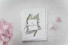 Watercolor floral frame clipart, wedding frame png file Product Image 3
