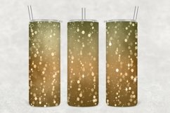 Brown and Tan Sparkle Glitter Tumbler Wrap Sublimation Product Image 1