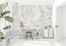 Wall mockup - Wallpaper mockup - Home office - Workspace Product Image 5