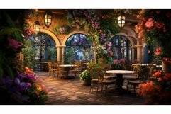 design backdrop restaurant background Product Image 1