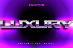 Retro shiny Y2K editable text effect luxury vintage Product Image 1