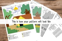 Cheese Cross Stitch Pattern - Instant Download PDF Product Image 2