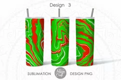 Christmas tumbler, Marble Effect, Sublimation PNG Product Image 6