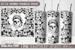 Sorta Sweet Sorta Spooky Tumbler Wrap | 20 oz Skinny Tumbler Product Image 1