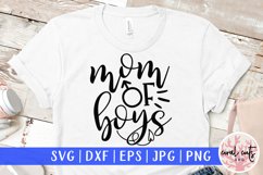 Mother of boys - Mother SVG EPS DXF PNG Cutting File Product Image 1