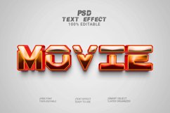 Movie 3d Editable Text Effect Style Product Image 1
