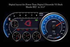 Digital Layout for Power Tune Digital Ultrawide V5 Dash Product Image 1