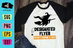 Designated Flyer Halloween SVG Cut File Product Image 1