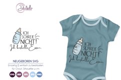 Neugeboren SVG | Ich schreie nicht! Ich Bestelle Essen Product Image 1