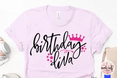 Birthday Diva - Birthday SVG EPS DXF PNG Cutting File Product Image 3