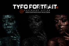 Typo Portrait V3 Photoshop Action Product Image 1