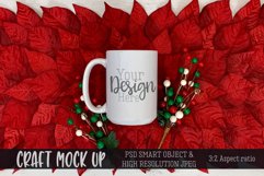 Christmas sublimation mug MOCK UP | PSD & JPEG Product Image 1