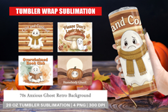 70s Anxious Ghost Tumbler Product Image 1