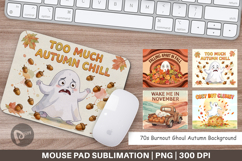 70s Burnout Ghoul Mouse Pad Product Image 1