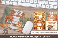 70s Burnout Ghoul Mouse Pad Product Image 1