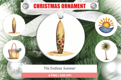 70s Endless Summer Ornament Product Image 1