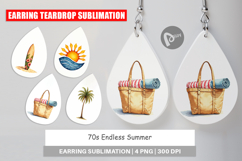 70s Endless Summer Earring Product Image 1