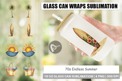 70s Endless Summer Glass Can Product Image 1