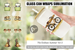 70s Endless Summer Glass Can Product Image 1