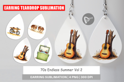 70s Endless Summer Earring Product Image 1