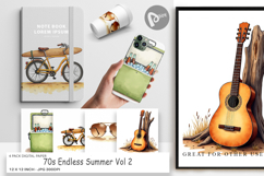 70s Endless Summer Digital Paper Product Image 1