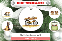 70s Endless Summer Ornament Product Image 1