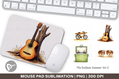 70s Endless Summer Mouse Pad Product Image 1