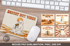 70s Miserable Desert Ghost Mouse Pad Product Image 1