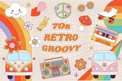 70s Retro Groovy Vintage Collection Product Image 1